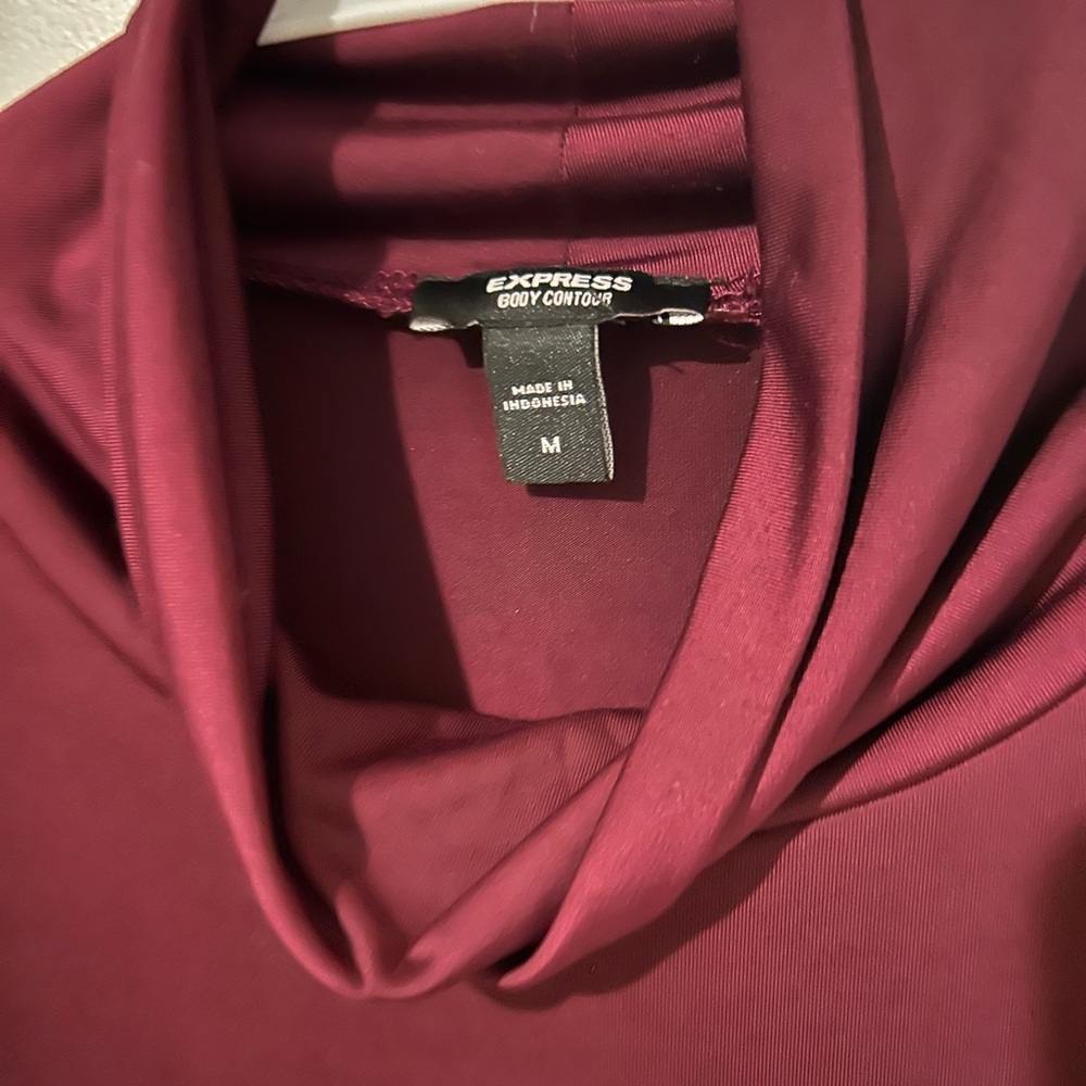 Express Deep Red Bodysuit - Picture 3 of 3